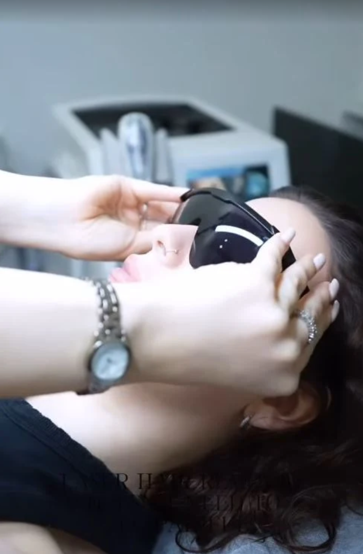 Laser Treatment Session
